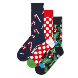 HAPPY SOCKS HAPPY SOCKS UNISEX  3-PACK X-MAS STOCKING SOCKS GIFT SET 