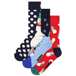 HAPPY SOCKS HAPPY SOCKS UNISEX  3-PACK SNOWMAN SOCKS GIFT SET UNISEX