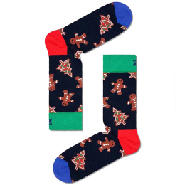 HAPPY SOCKS HAPPY SOCKS UNISEX  1-PACK GINGERBREAD COOKIES SOCKS GIFT BOX UNISEX
