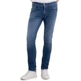 MUSKE REPLAY PANTALONE 10 OZ DARK INDIGO POWER STRETCH DENIM