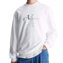 DUKS MONOGRAM ECHO CREWNECK