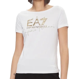 ZENSKA EMPORIO ARMANI MAJICA TRAIN LOGO SERIES W HANDWRITTENTEE CROSSOVER