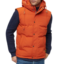 SUPERDRY  PRSLUK EVEREST HOODED PUFFER GILET ZA MUŠKARCE