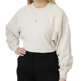CALVIN KLEIN DUKS WOVEN LABEL SHORT CREWNECK ZA ŽENE