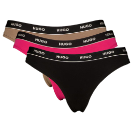 HUGO DONJI VEŠ TRIPLET THONG STRIPE ZA ŽENE