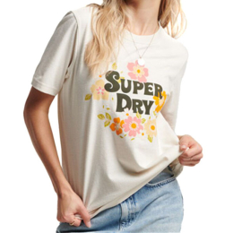 SUPERDRY ZENSKA MAJICA VINTAGE FLORAL SCRIPTED ZA ŽENE