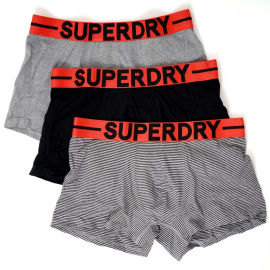 SUPERDRY DONJI VEŠ TRUNK TRIPLE PACK ZA MUŠKARCE