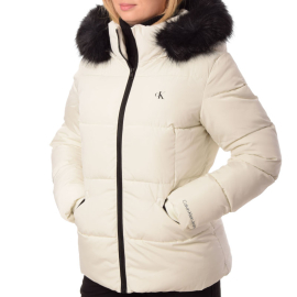 CALVIN KLEIN JAKNA FAUX FUR HOODED FITTED SHORT JKT ZA ŽENE