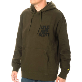 LYLE AND SCOTT   DUKS RIPPLE LOGO HOODIE ZA MUŠKARCE