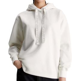 CALVIN KLEIN DUKS LOGO DRAWCORD HOODIE ZA ŽENE